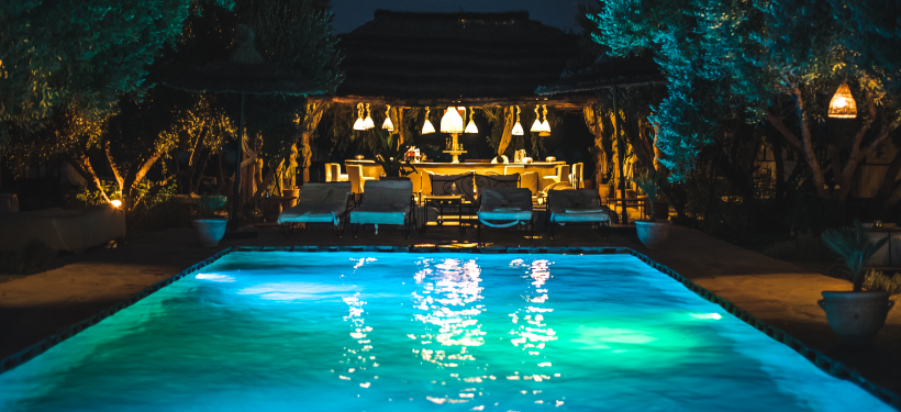 Éclairages LED subaquatiques,