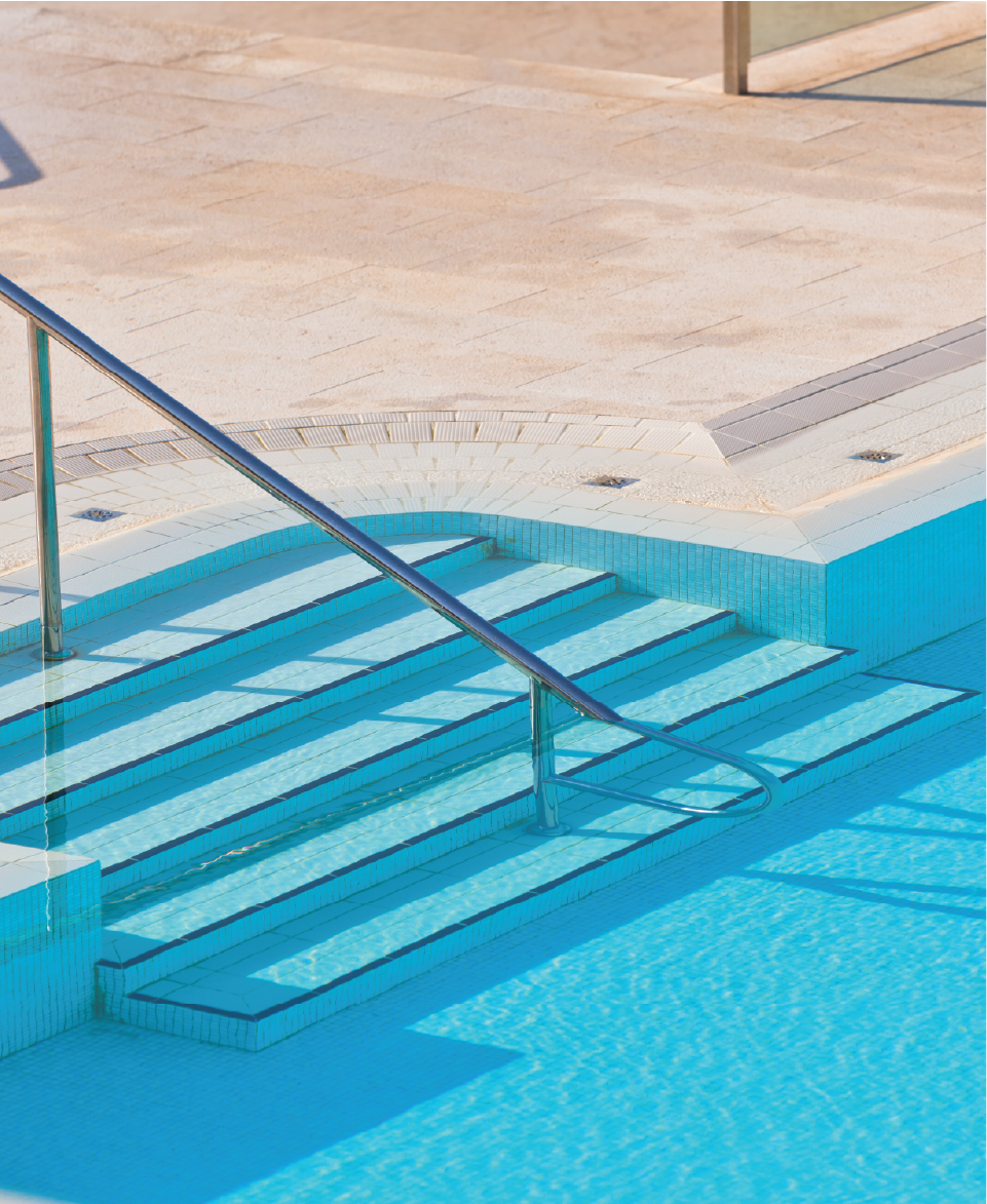 Résultat : une piscine de prestige livrée